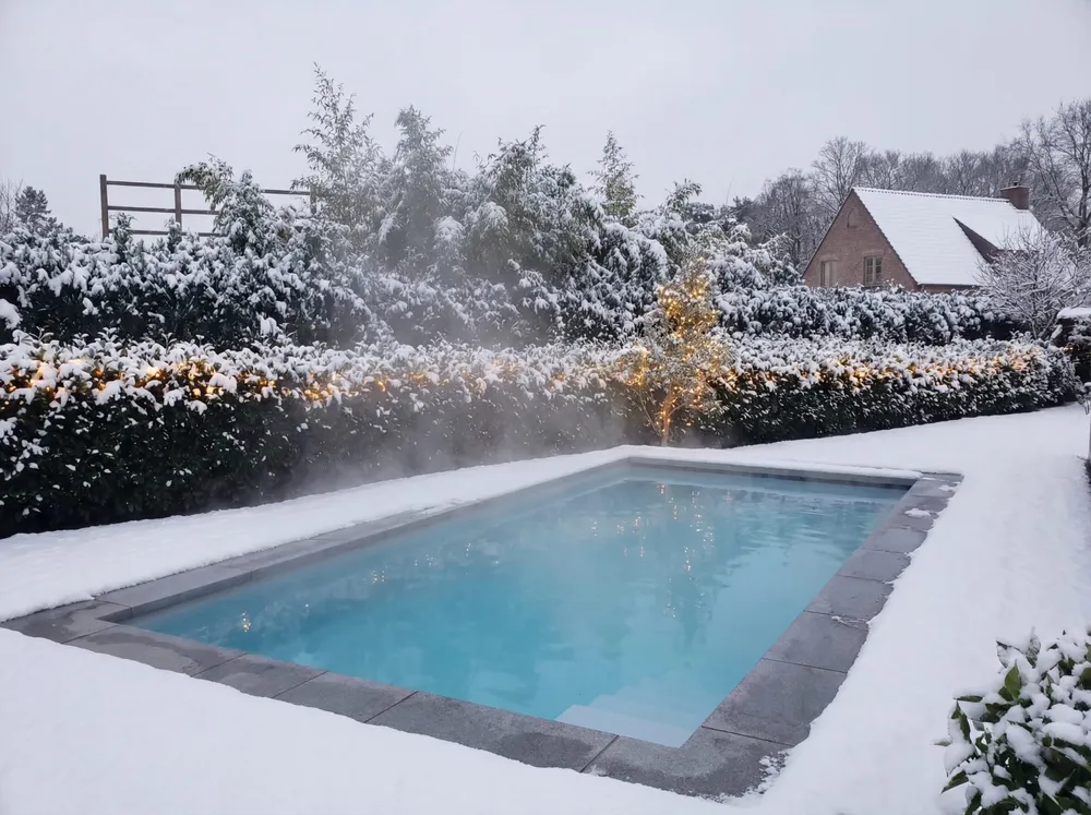 PoolFab-Pool im Winter mit Abdeckung, Bild 5