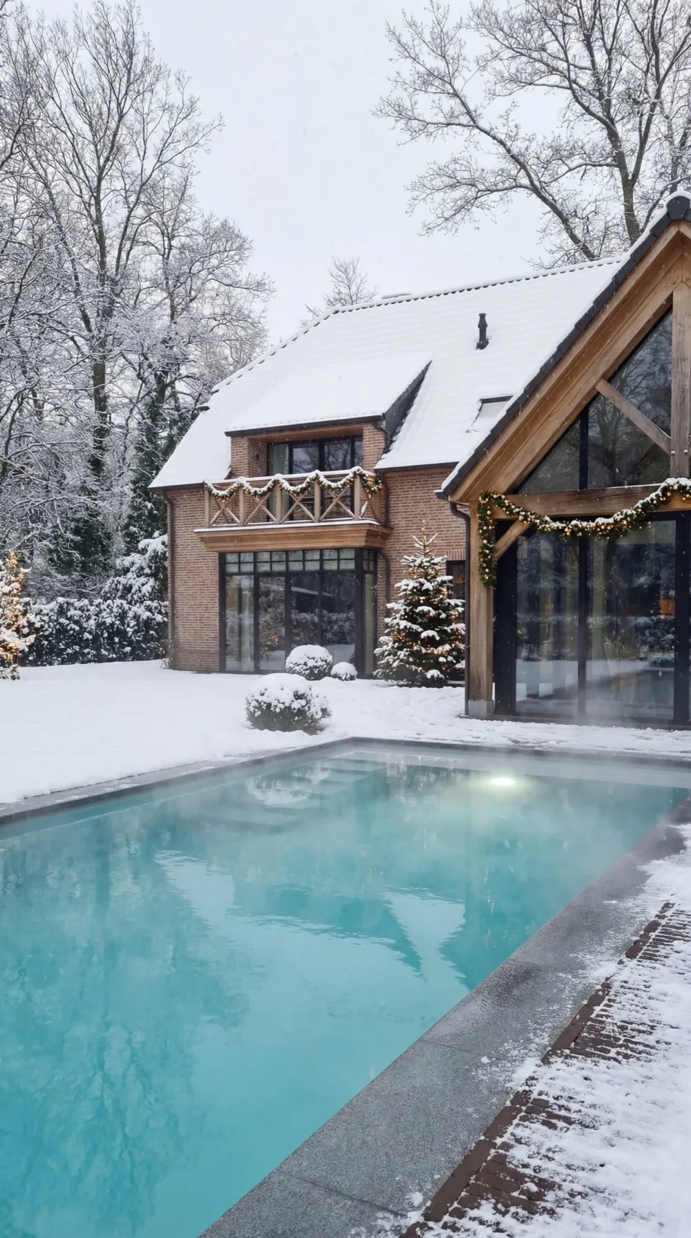 PoolFab-Pool im Winter mit Abdeckung, Bild 10